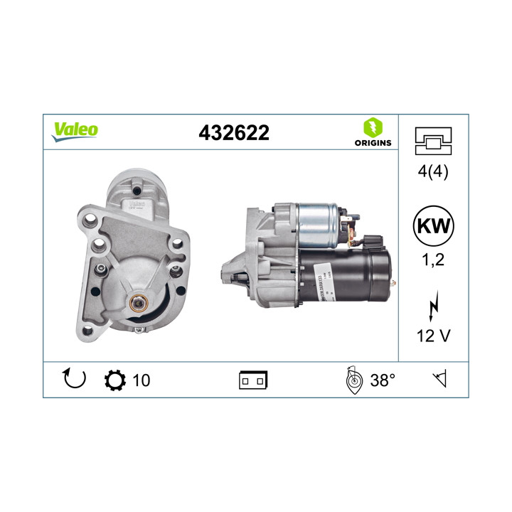 Rozrusznik VALEO 432622