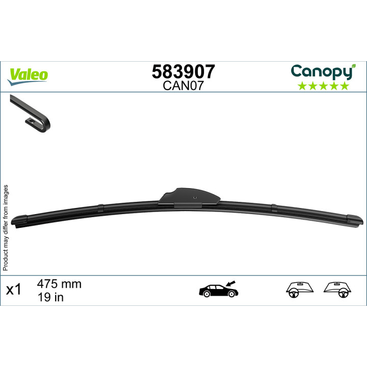 Pióro wycieraczki VALEO 583907