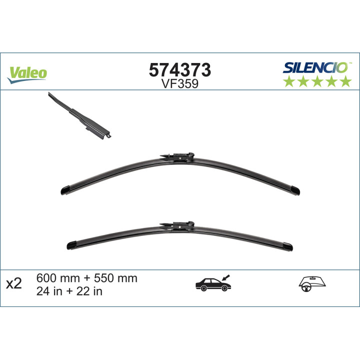 Pióro wycieraczki VALEO 574373