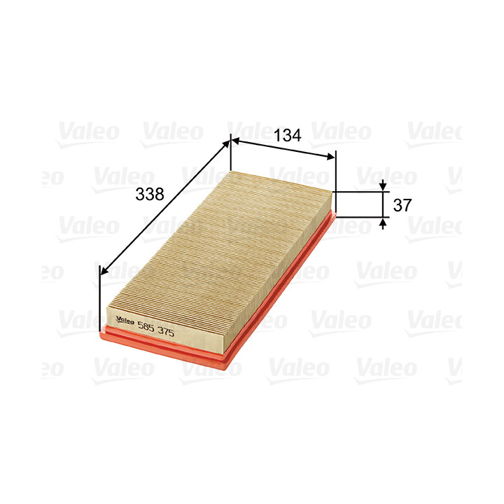Filtr powietrza VALEO 585375