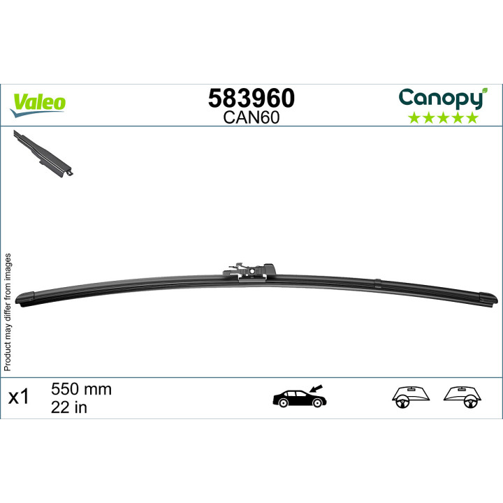 Pióro wycieraczki VALEO 583960