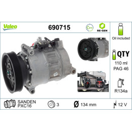Sprężarka klimatyzacji VALEO 690715