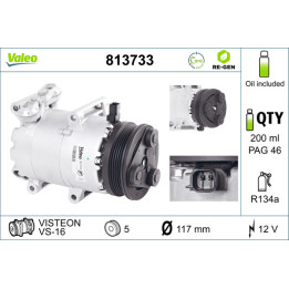 Sprężarka klimatyzacji VALEO 813733
