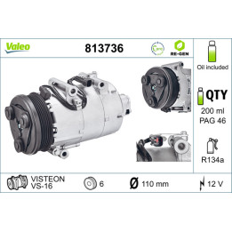 Sprężarka klimatyzacji VALEO 813736