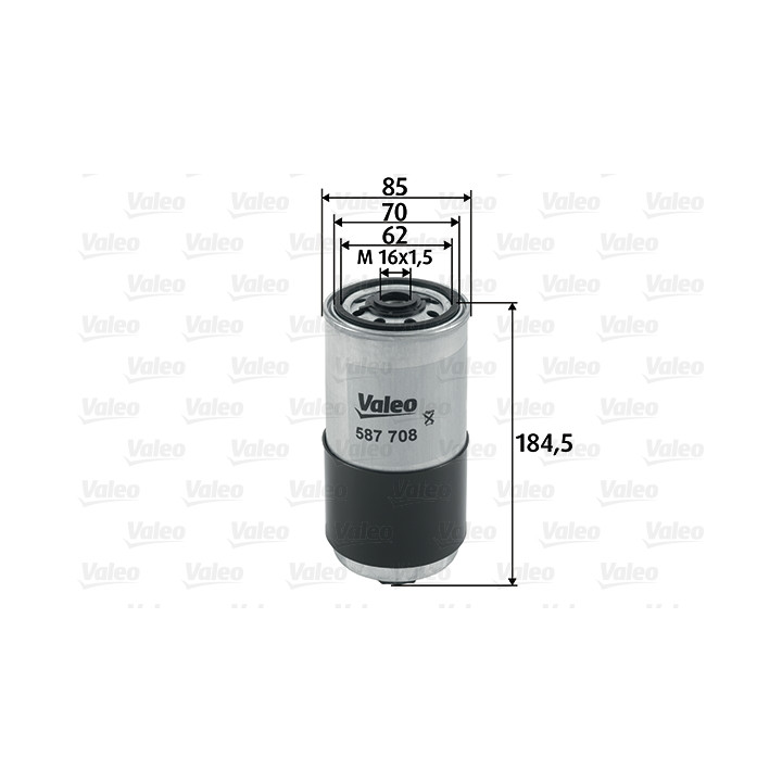 Filtr paliwa VALEO 587708