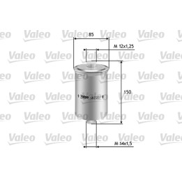 Filtr paliwa VALEO 587202