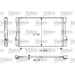 Skraplacz klimatyzacji VALEO 817675