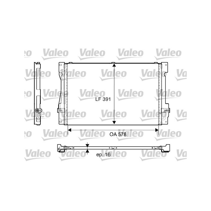 Skraplacz klimatyzacji VALEO 817675