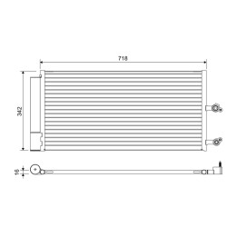 Skraplacz klimatyzacji VALEO 822644