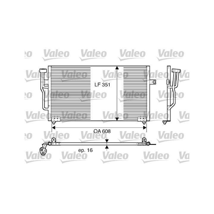 Skraplacz klimatyzacji VALEO 817559