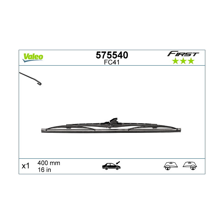 Pióro wycieraczki VALEO 575540