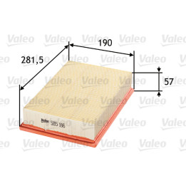 Filtr powietrza VALEO 585186