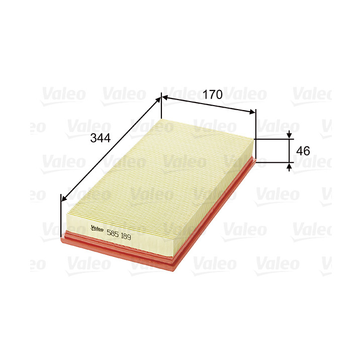 Filtr powietrza VALEO 585189