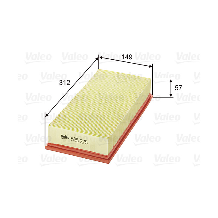 Filtr powietrza VALEO 585275
