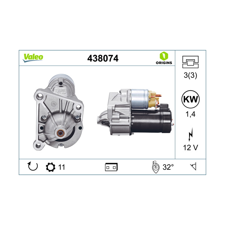 Rozrusznik VALEO 438074