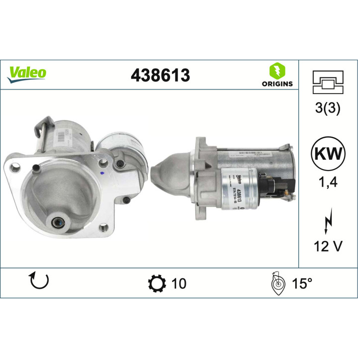 Rozrusznik VALEO 438613