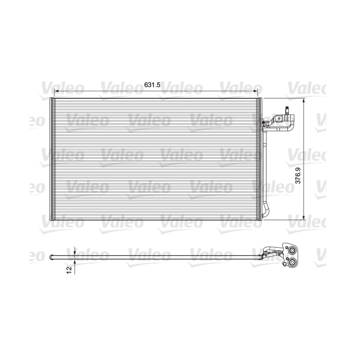 Skraplacz klimatyzacji VALEO 814322
