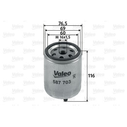 Filtr paliwa VALEO 587703