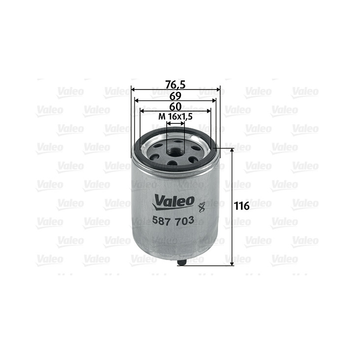 Filtr paliwa VALEO 587703