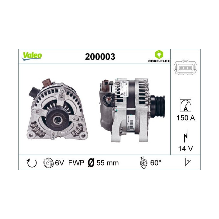 Alternator VALEO 200003