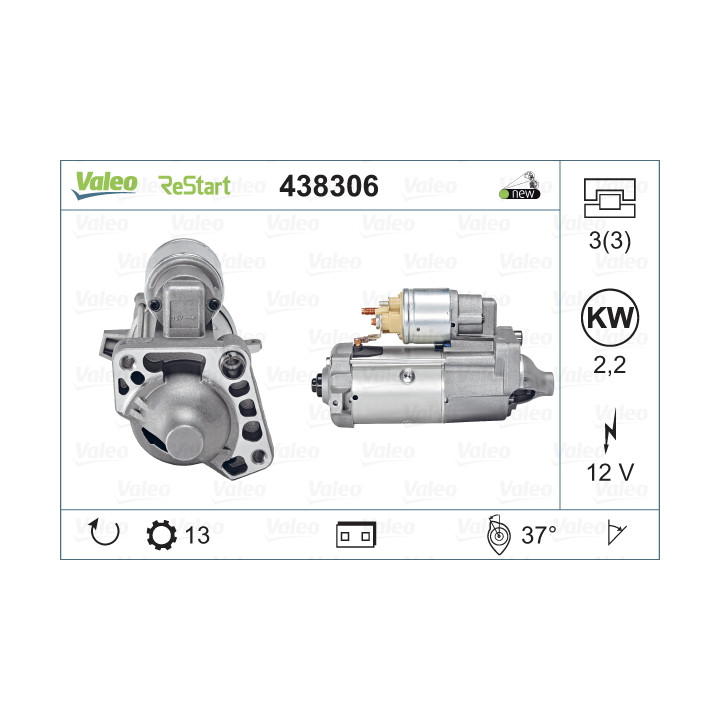 Rozrusznik VALEO 438306