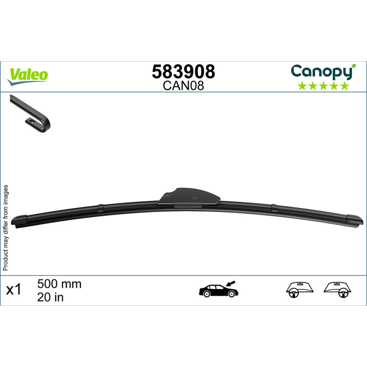 Pióro wycieraczki VALEO 583908