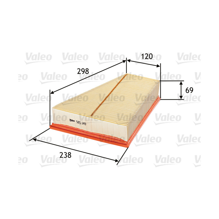 Filtr powietrza VALEO 585149