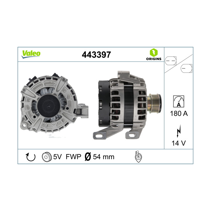 Alternator VALEO 443397