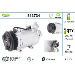 Sprężarka klimatyzacji VALEO 813734