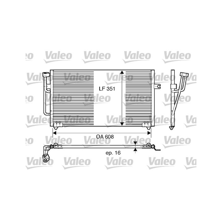 Skraplacz klimatyzacji VALEO 817560