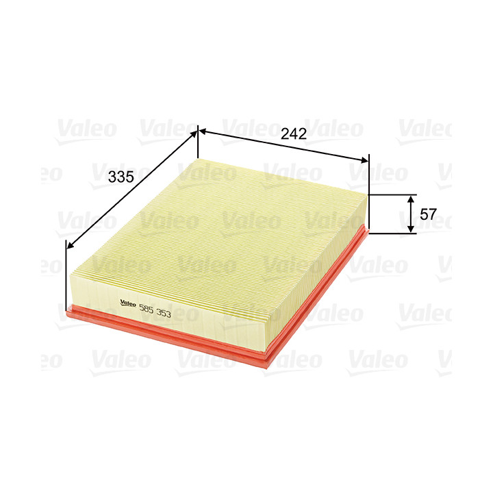 Filtr powietrza VALEO 585353