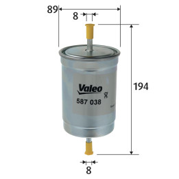 Filtr paliwa VALEO 587038