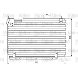 Skraplacz klimatyzacji VALEO 814034
