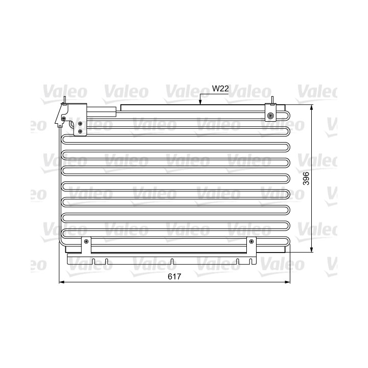 Skraplacz klimatyzacji VALEO 814034