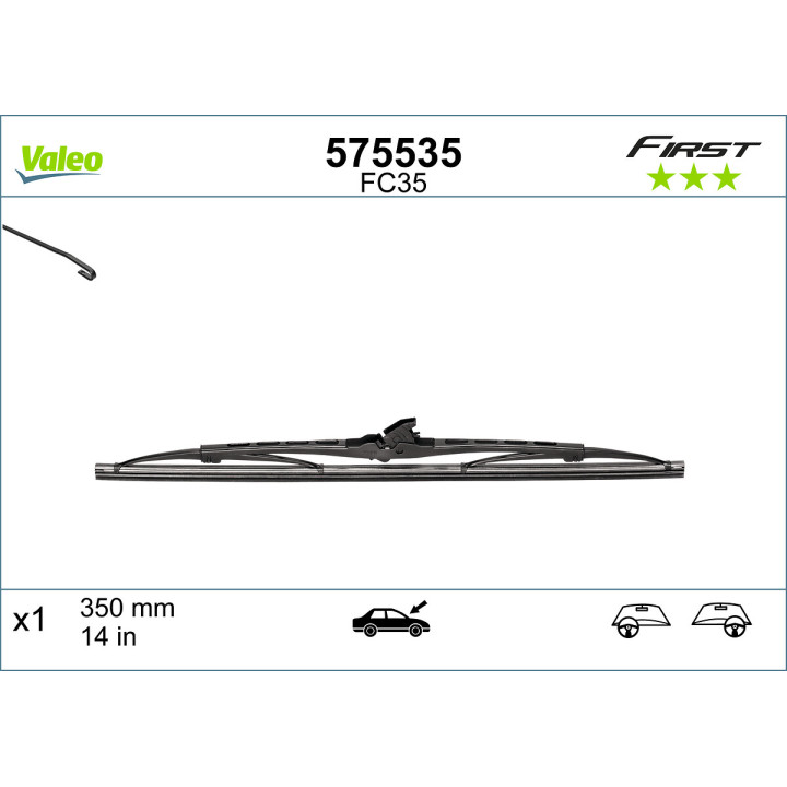 Pióro wycieraczki VALEO 575535