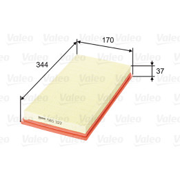 Filtr powietrza VALEO 585322
