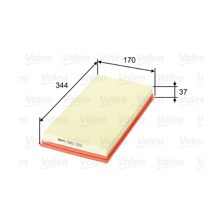 Filtr powietrza VALEO 585322