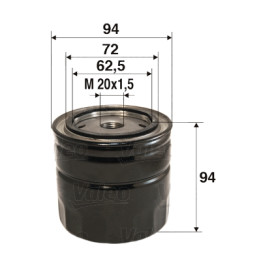 Filtr oleju VALEO 586026