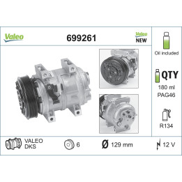 Sprężarka klimatyzacji VALEO 699261