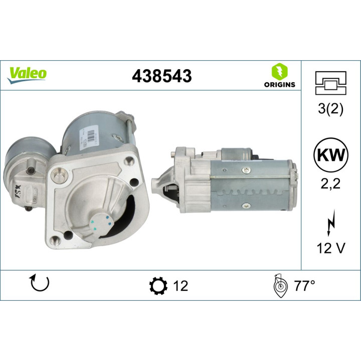 Rozrusznik VALEO 438543