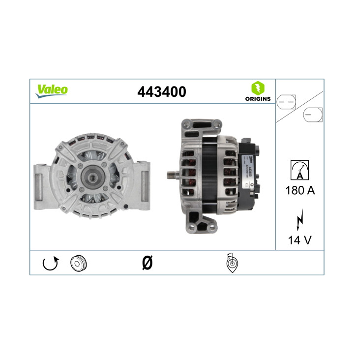 Alternator VALEO 443400