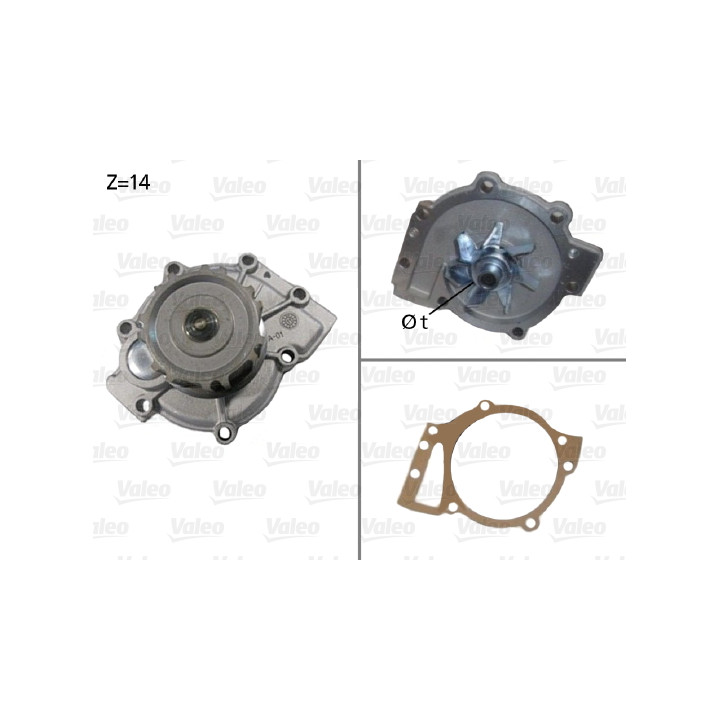 Pompa wody chłodzenia silnika VALEO 506588