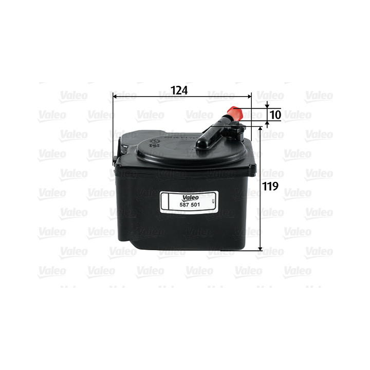 Filtr paliwa VALEO 587501