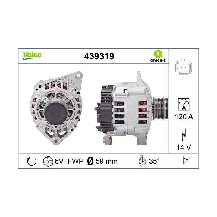 Alternator VALEO 439319