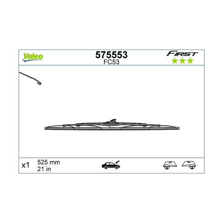 Pióro wycieraczki VALEO 575553