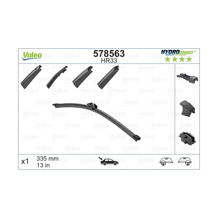 Pióro wycieraczki VALEO 578563