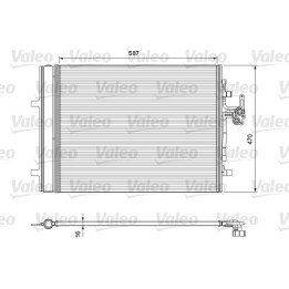 Skraplacz klimatyzacji VALEO 814318