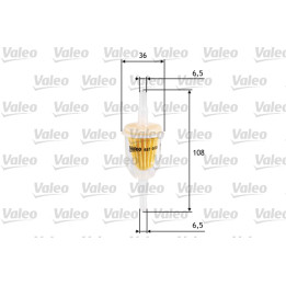 Filtr paliwa VALEO 587000