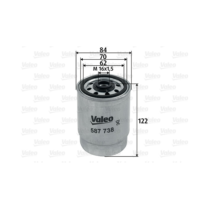 Filtr paliwa VALEO 587738