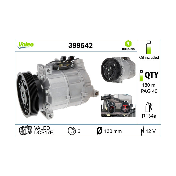 Sprężarka klimatyzacji VALEO 399542